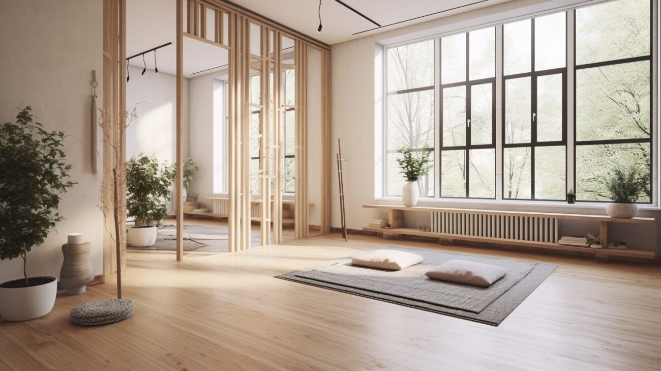 u6583799219_Small_yoga_studio_interior_minimalist_Scandinavia_4925c360-658b-4597-8c15-569cba72a033_1